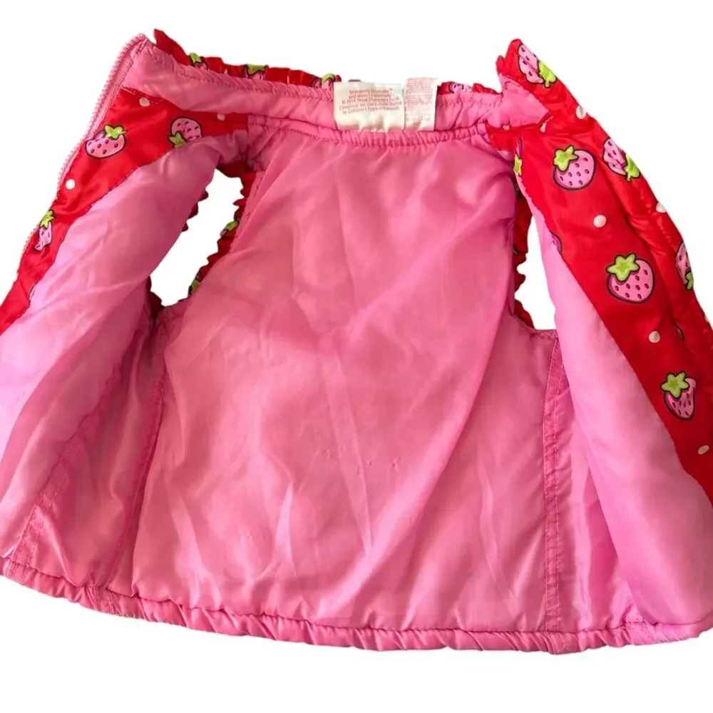 2014 Strawberry Shortcake XOXO Kids Red Strawberry Patterned Vest